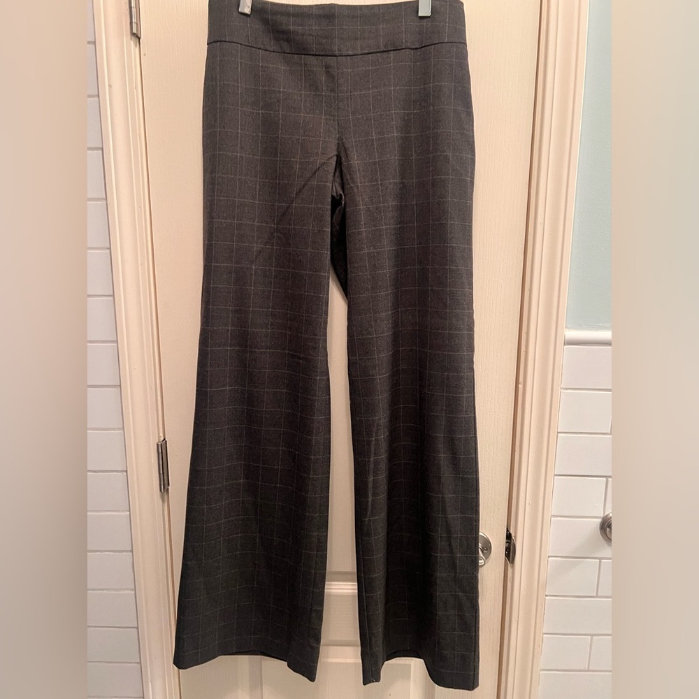The Limited Scandal Collection Elegant Gray Women's Wide-Leg Pants